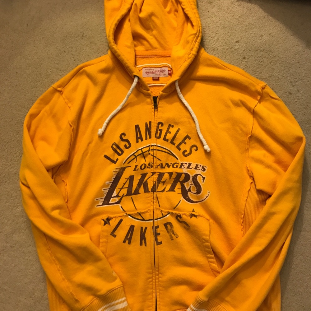 Mitchell & Ness Los Angeles Lakers Zip Hoodie (M)